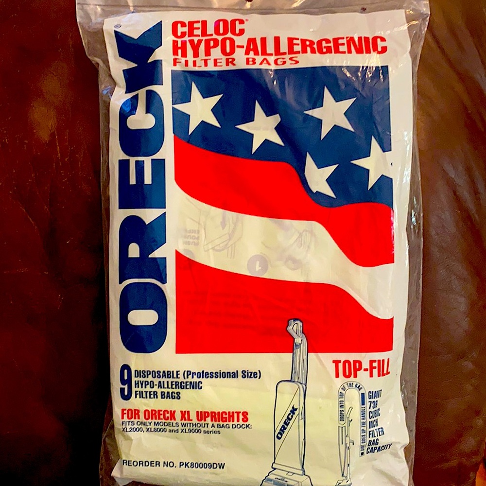 Oreck vacuum bags